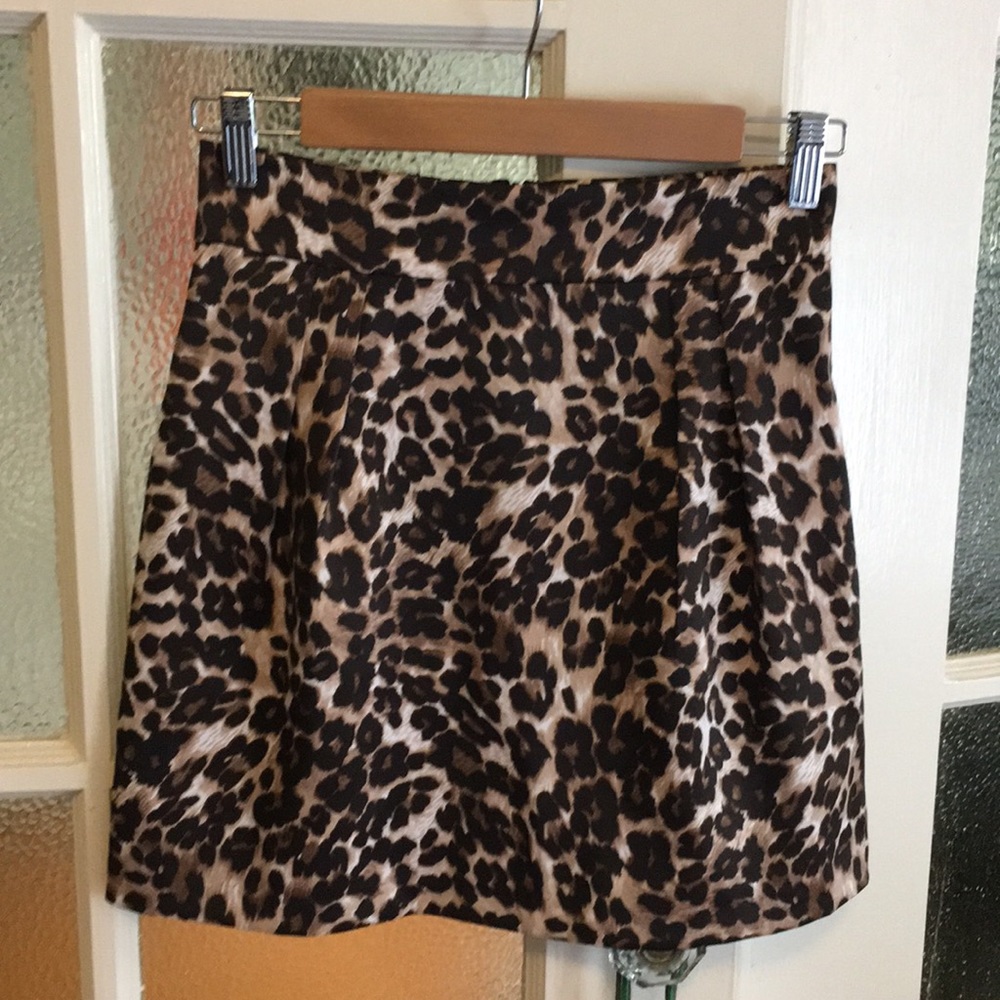 Naven leopard print skirt NWOT